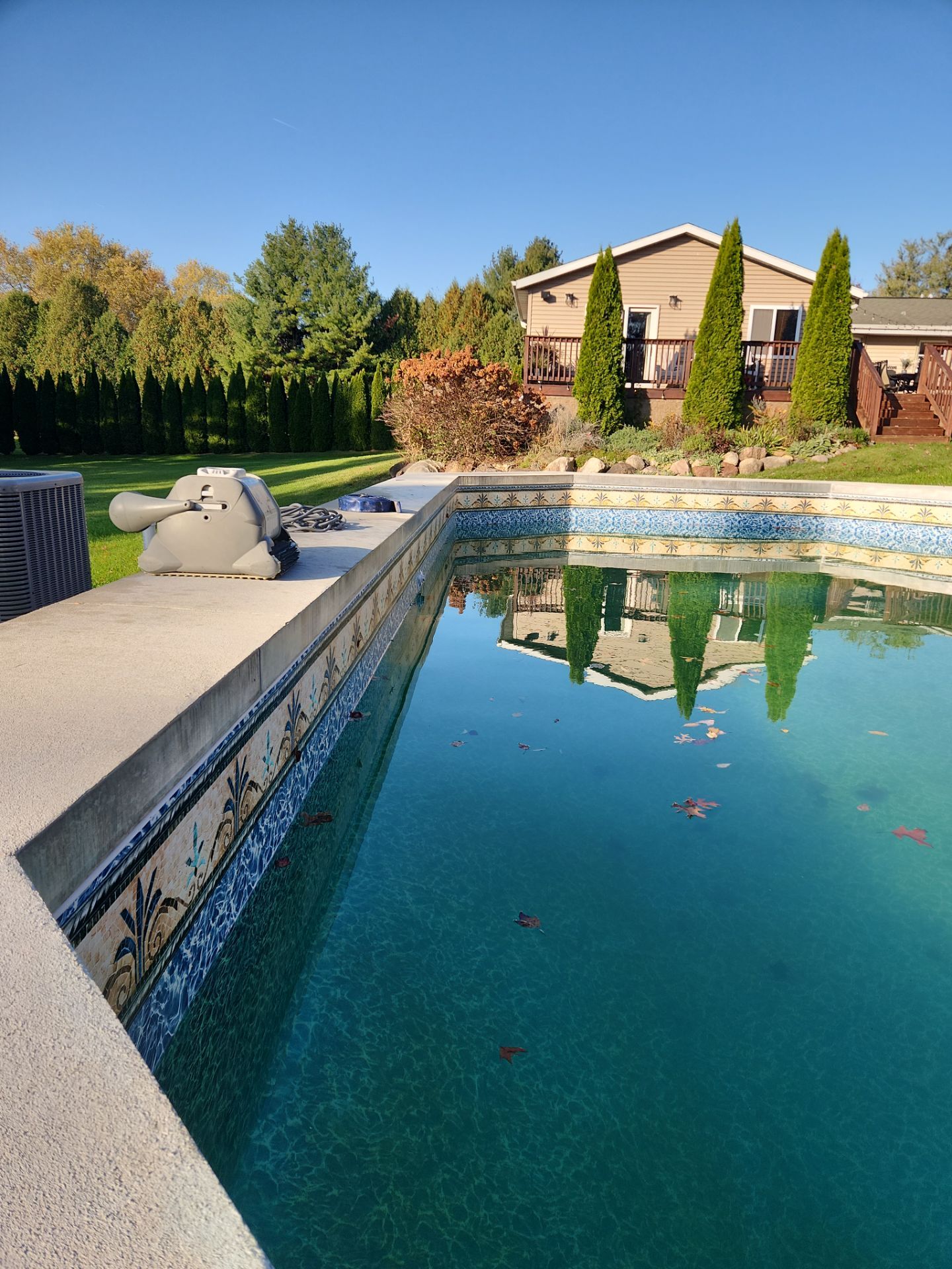 Completed Thursday Pools fiberglass pool installation 7 in Wisconsin