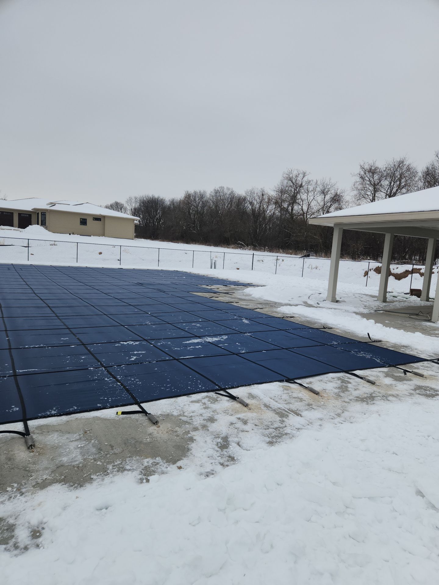 Completed Thursday Pools fiberglass pool installation 16 in Wisconsin