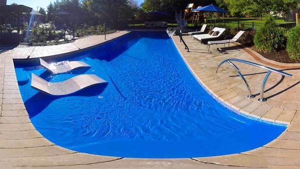 Completed Thursday Pools fiberglass pool installation 15 in Wisconsin