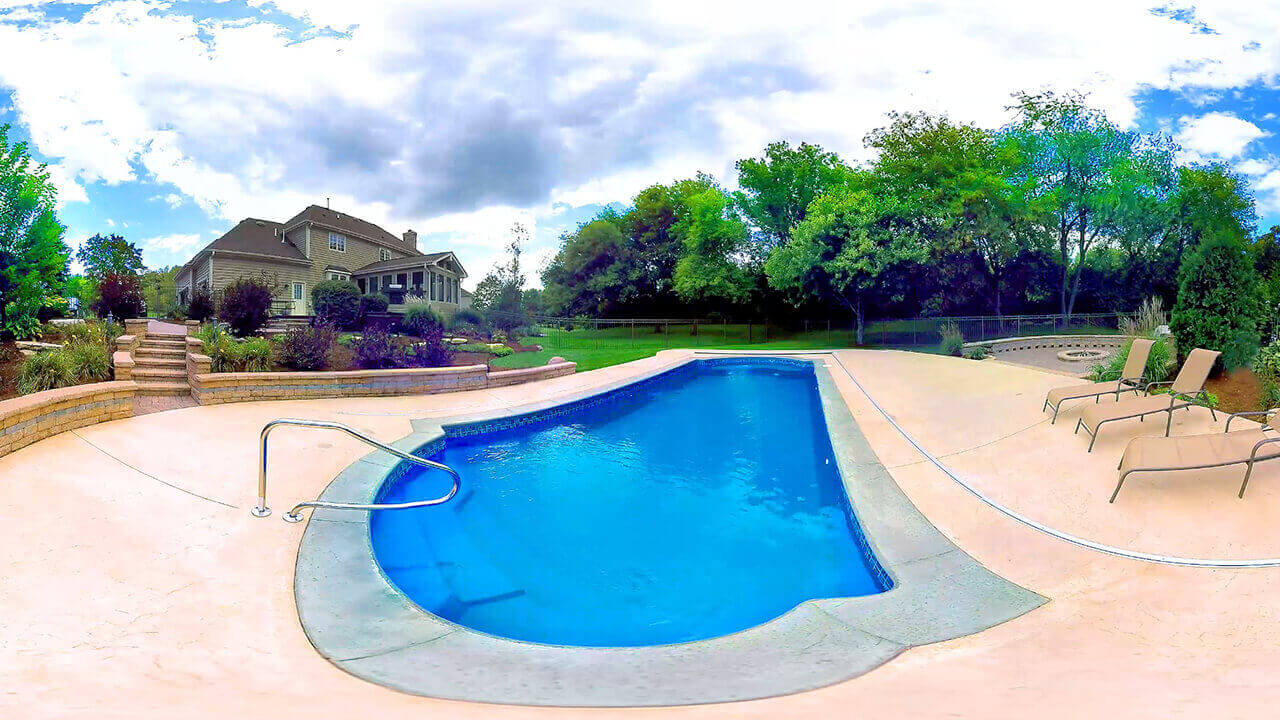 Completed Thursday Pools fiberglass pool installation 7 in Wisconsin