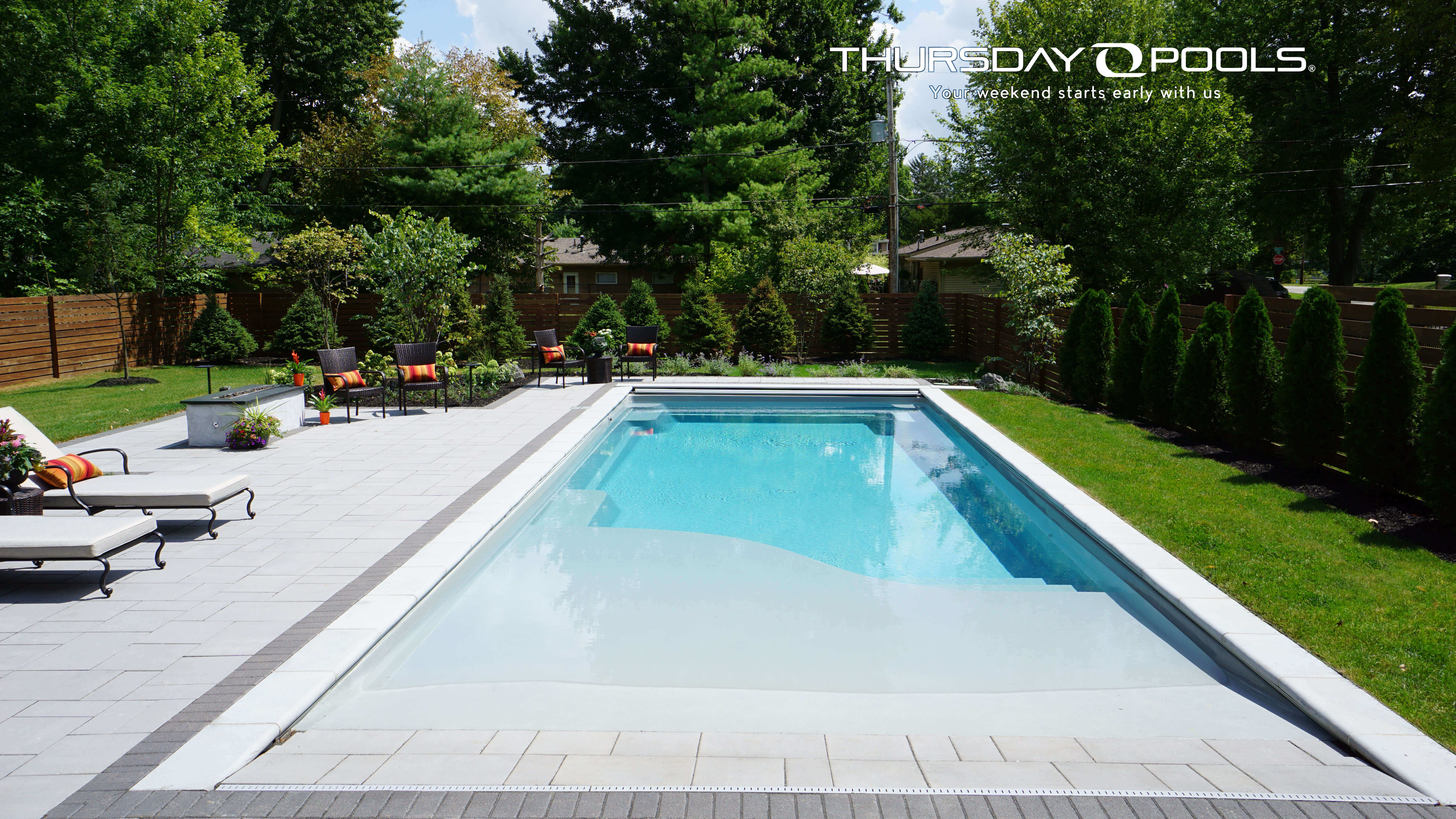 Completed Thursday Pools fiberglass pool installation 11 in Wisconsin