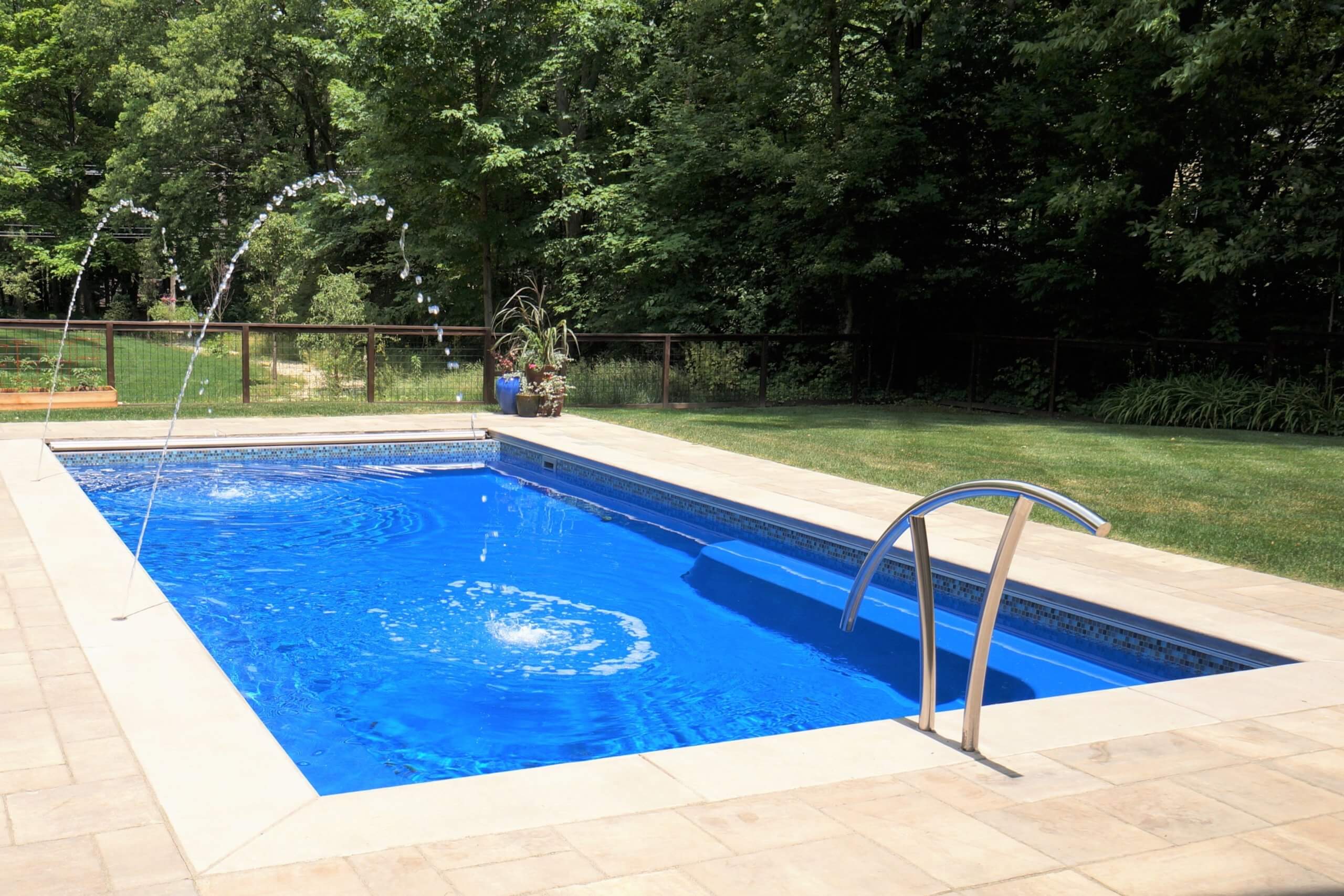 Completed Thursday Pools fiberglass pool installation 14 in Wisconsin